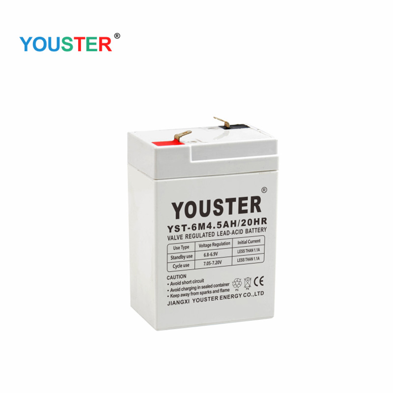 Baterie Vrla cu plumb acid 6V 4AH și 6V 4.5AH pentru lumină de urgență și scară electronică